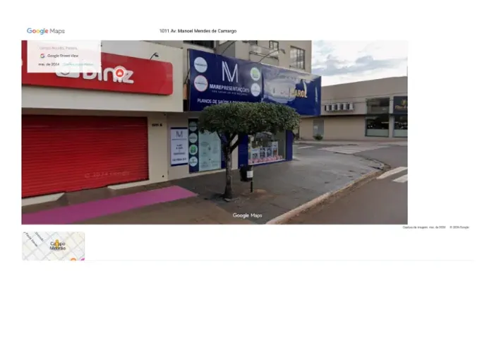 Sala comercial com 55 m2 na Avenida Manoel Mendes de Camargo 1.100, Campo Mourão.