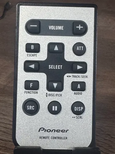 Controle novo e original pioneer para cd rádio fita linha automotivo