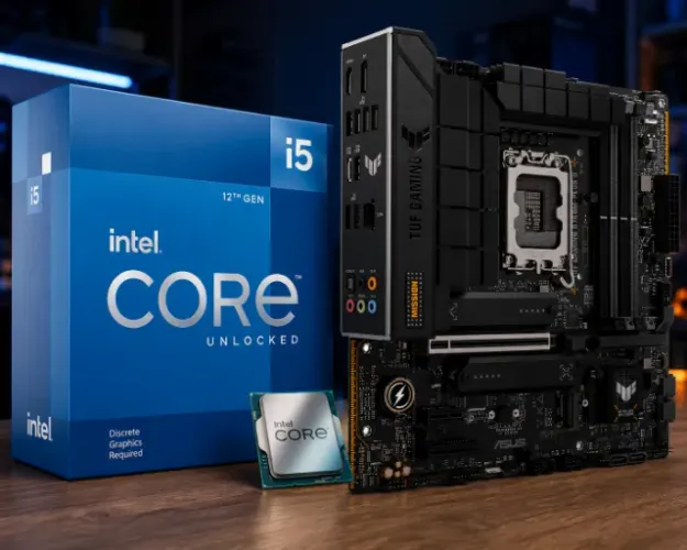 Kit Intel Gamer | i5 12600KF + B760M Plus II TUF GAMING | Excelente Desempenho