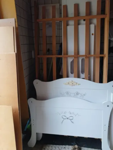 Quarto infantil branco completo