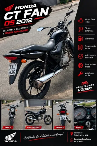 Honda CG 125 FAN / FAN KS / 125 I FAN 2012