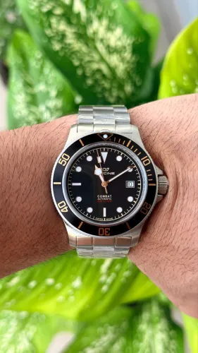 GLYCINE COMBAT SUB 42 SPORT AUTOMÁTICO NOVO/SEM USO