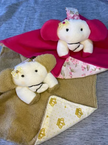 Naninha para bebê elefante menina ou menino