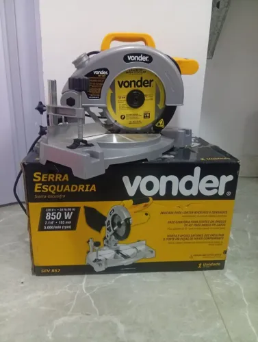 Serra Esquadria SEV857 7.1/4 Pol. 850W 220V VONDER  NOVO ORIGINAL (MOSTRUÁRIO)