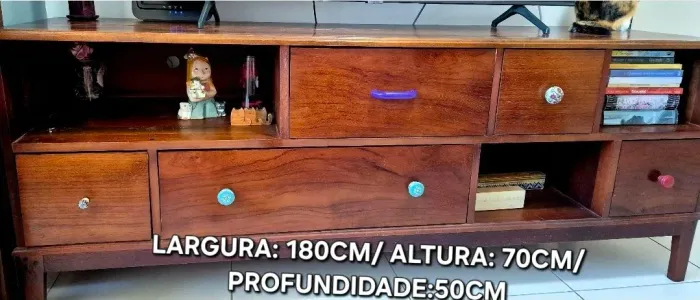 RACK 100% MADEIRA PURA - PEÇA EXCLUSIVA
