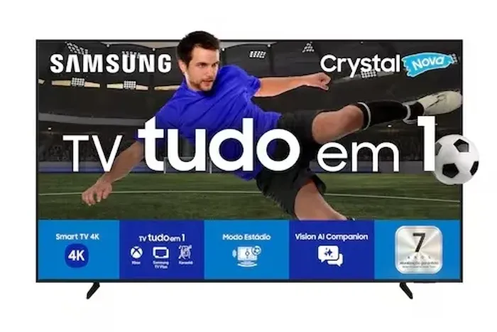 Smart TV 55 4K Samsung 55U8600F Crystal HDR Tizen Alexa e Xbox Gaming