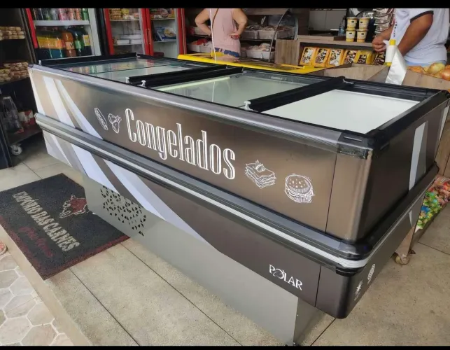 Freezer ilha dupla ação  2 metros NOVO
