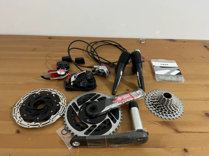 Grupo sram red axs 12v / 172.5 / 48-35 / k7 10-33 novo