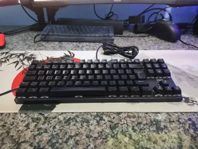 Teclado Mecânico Gamer T-Dagger Corvette - Switch Azul 