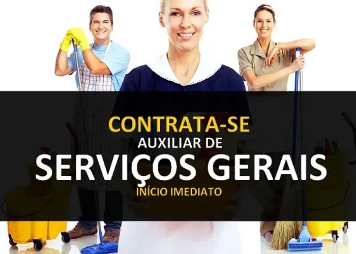 Vaga auxilar serviços gerais 