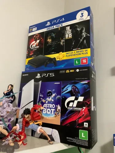 PlayStation 4 seminovo / PlayStation 5 novo
