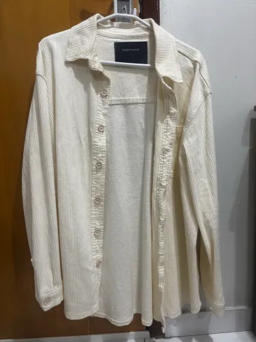 Jaqueta Cotelê Marfino Off White