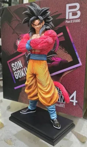 Goku Super Saiyajin 4 SSJ4 Plan B 1/6 Studio caixa arte e caixa parda
