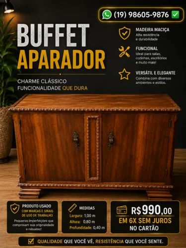 ETAGER | BUFFET | BALCÃO | DECORAÇÃO | VINTAGE