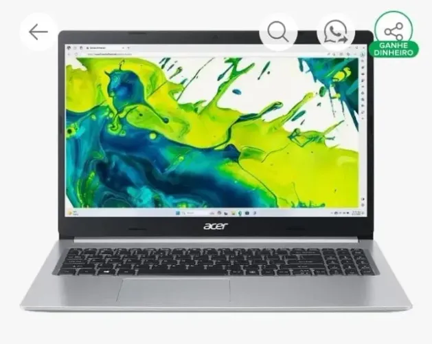 Notebook Acer Aspire 5 AMD Ryzen 5 Tela 15.6? 16 GB RAM 512 GB SSD Full HD