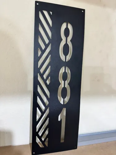 Numeros Residencias Placas Personalizadas 18x35cm