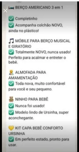 Berço americano 3 em 1