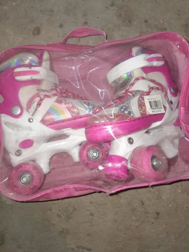Patins 4 rodas com led