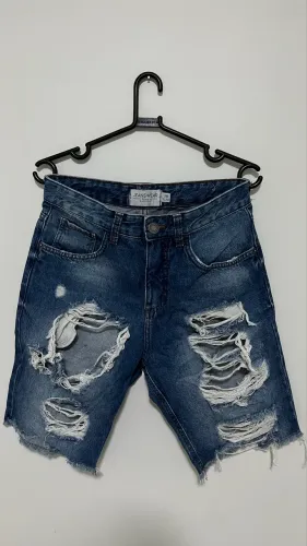 Bermuda Jeans C&A destroyed - Usada
