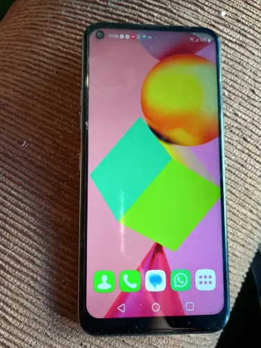 celular LG K61 Branco octa-core 128gb de memoria