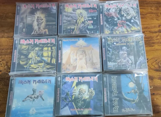 Iron Maiden - Coleção de CDs Originais | Venda Apenas do Lote | Heavy Metal | Rock