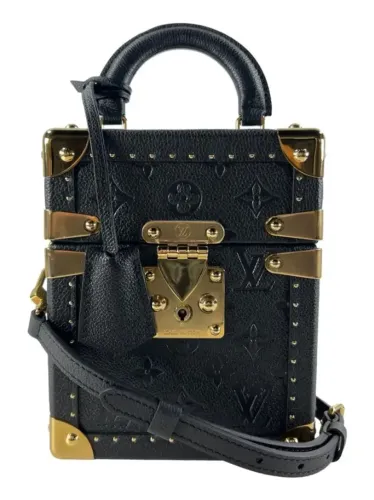 Bolsa Tote Louis Vuitton Camera Box Preta