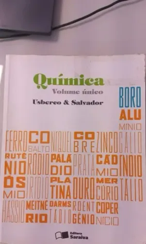 Livro Química Volume Único - João Usberco & Salvador - Volume Único