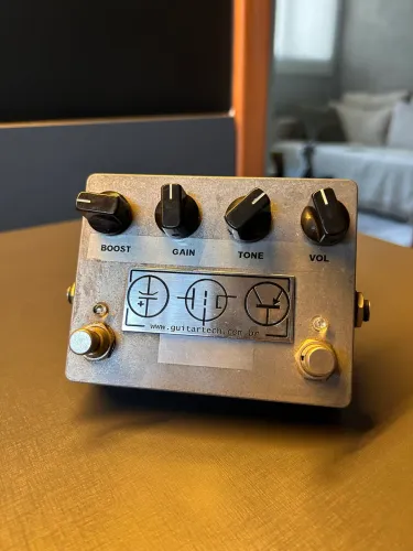 GuitarTech Mad Cat Overdrive (1ª Geração) + Booster - Pedal Handmade Brasileiro - Raro