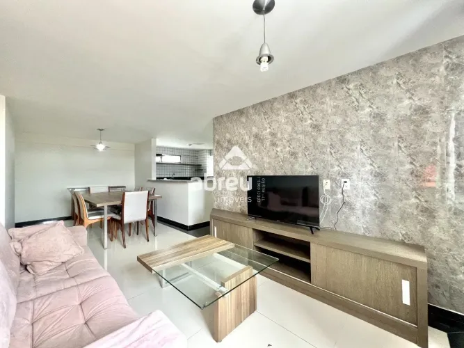 Apartamento 3 quartos mobiliado Ponta Negra