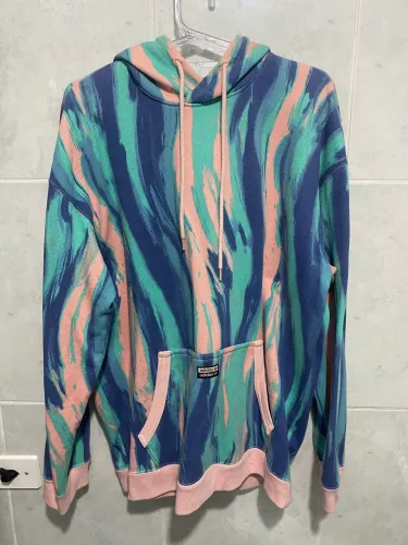 Blusa Adidas Originals moletom colorido (M)