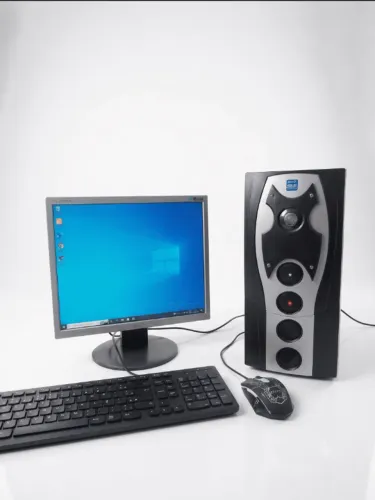 Computador de Mesa Completo Pentium Dual-Core 4gb RAM Acompanha Monitor, Teclado e Mouse