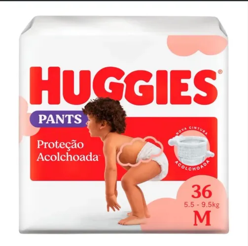 Pct Fraldas Huggies Pants M