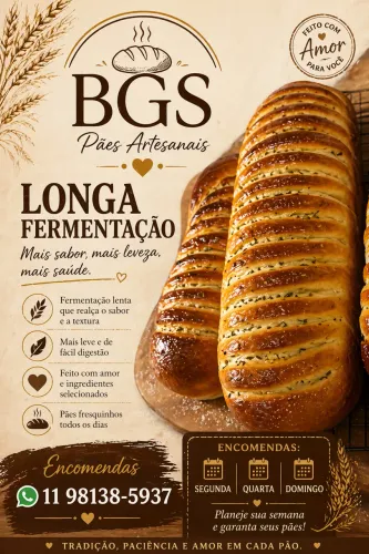 Pães artesanais 