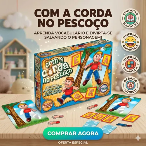 Jogo Educativo Com A Corda No Pescoço Infantil