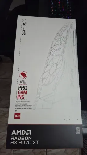(Lacrada) RX 9070 XT XFX Quicksilver White Gaming Edition AMD Radeon