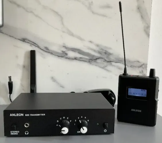 Retorno Anleon S2 Digital Sem Fio C/ 1 Receptor 560-596mhz Bivolt Automático 560-596mhz