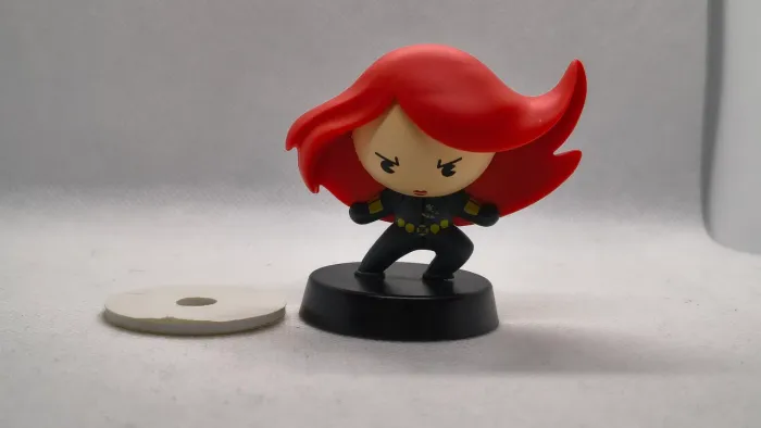 Colecionável de painel automotivo - Viúva Negra