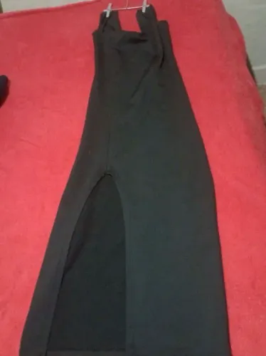 Vestido preto midi