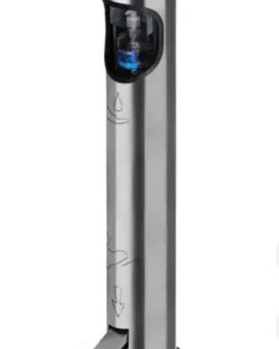 Dispense inox com Pedal