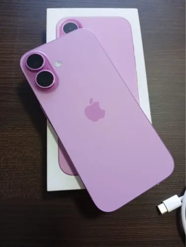 iPhone 16 256 GB Rosa - Impecável, 100% de bateria, completo com nota fiscal.