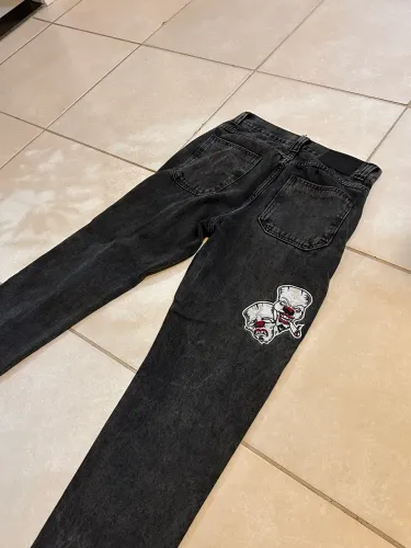 Calça Jeans Baggy Streetwear Larga Balão Trip Size Original 