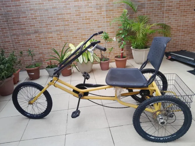 Bicicleta Tri ciclo para pessoas com deficiência