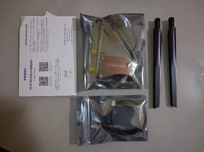 Placa de Rede WiFi 6 AX900 PCIe + Bluetooth 5.4 para Desktop