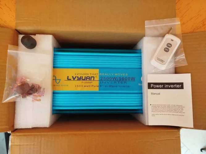 Inversor onda senoidal pura Lvyuan 2500/5000w 24v 110v