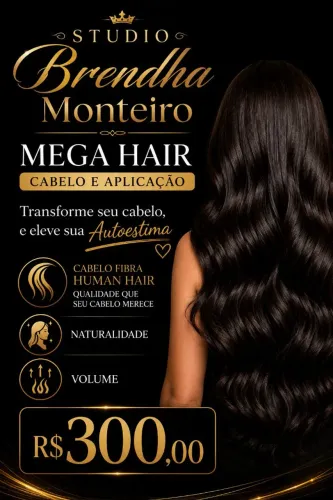 Mega hair- Atendimento personalizado 