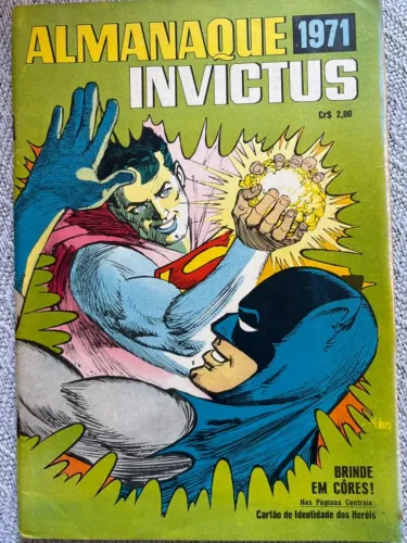 Almanaque Invictus  (Superman + Batman)  1971 EBAL