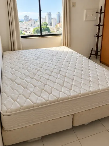 CAMABOX QUEEN COMPLETA (COLCHÃO + BASE BIPARTIDA)