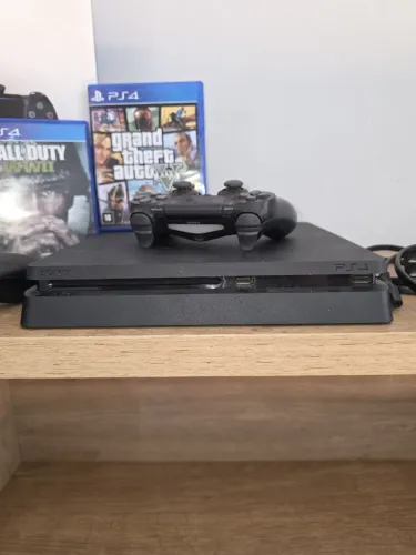 Desapego - VENDO PS4 SLIM 500G + 3 JOGOS