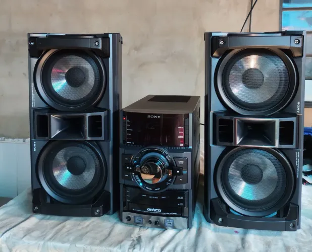 System Sony Gtr66 completo funcionando tudo perfeitamente com bluetooth adaptado