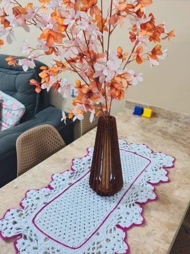 Arte em crochê - Centros de mesa